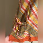 Xxi EUC  Orange and Red Plaid Sleeveless Dress with Pockets size medium Photo 3