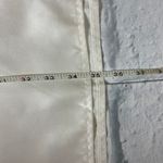 Henri Pierre women L V-cut button front satin Longsleeve nightgown white Photo 8