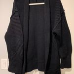 Free People Thick Black Cardigan Photo 0