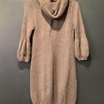 Vince Knit wool Sweater mini Dress 3/4 Sleeve cowlneck Soft cozy brown Sz S Photo 0