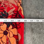 Free People Backyard Tunic Pimento Combo Women's S Red Floral Swing Party Boho Photo 5