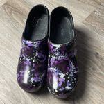 Koi by Sanita Purple Floral Clogs Size 6.5 Photo 4