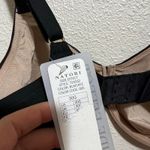 Natori  724332 black cafe side effect mesh unlined underwire bra 30G NEW Photo 8