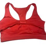 BuffBunny Twisted Knot Bow Back Sports Bra Rose Coral Size Small Athleisure Yoga Orange Photo 2
