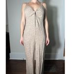 Abercrombie & Fitch  twist front animal print jumpsuit Size LT Photo 3