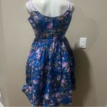 Hell Bunny  blue floral dress Photo 2