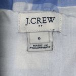 J.Crew Woman’s Blue & White Gingham Button-Front Sundress – Women’s Size 6 Photo 4