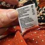 Patrons of Peace sleeveless embroidered floral ruffle hem boho tank, size medium Photo 6