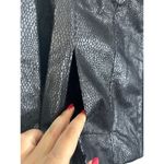 Tanjay Jacket Size 8P Black Velvet Burnout Snake Print Whimsigoth Stevie Nicks Photo 4