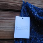 Mac Duggal  20528 Womens Blue One Shoulder Cape Sleeve Embellished Gown Photo 14