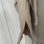 Athleta Beige Hooded Longline Jacket Photo 3