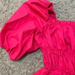 cute pink puff sleeve top Photo 1