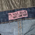 Wax Jean Wax Women's Juniors 'Butt I Love You' Push-Up High-Rise 3 Button Skinny Jeans Photo 2