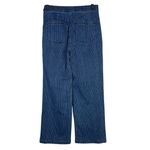 J.Crew  Slim Wide Leg Cropped Sailor Nautical Stripe Denim Jean 26 Blue White Photo 3