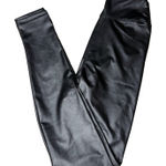 Aerie Offline By  Real Luxe Faux Leather Hi Rise Leggings Size Small Black Edgy Photo 0