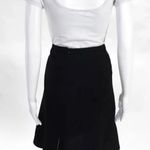 EUC Milly Black Wool High Low Trumpet Skirt 10 Photo 1