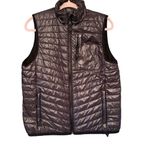 Vineyard Vines Performance Puffy Full Zip Charcoal Vest, Sz S Photo 8