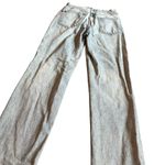 We The Free High Rise Straight Leg Jeans Loose Fit Distressed Light Denim Sz 26 Photo 9