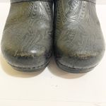 Dansko Leather Clogs Embossed Slip On Comfort Shoes Size 40 US 10 Nurse Office Photo 1