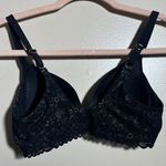 Aerie Sunnie Black Lace Wireless Pullover Bra 32C Photo 3