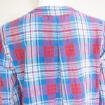 Madewell Indigo-Dyed Popover Shirt in Casey Plaid, size M Photo 8