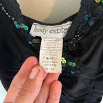 Body Central Lace Sequin Black Tank Spaghetti Strap Photo 1