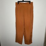 Soft Surroundings  Via Serravale Pants Burnt Orange Sz M Burnt Orange‎ Photo 5