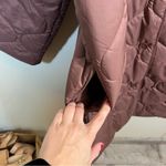 Tentree  Women’s Brown Puffer Jacket XL Button Front Photo 6
