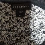 Metaphor  medium cream and gray crewneck sweater Photo 2
