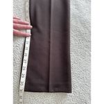Van Heusen Studio Stretch Extensible Dark Brown Mid-Rise Straight Leg Pants Sz 4 Photo 7