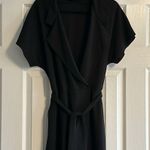 ZARA Woman Black Short-sleeve Pants Romper, Size M Photo 0