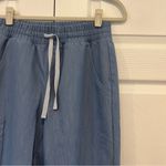 FIGS  High Waisted Zamora Jogger Scrub Pants Heather Indigo Womens Small Photo 2