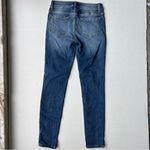 KANCAN distressed skinny jeans medium wash size 5 26 Photo 3