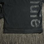 Lululemon  Perfectly Oversized Crew Logo RARE SPELLOUT Photo 3