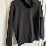 Adidas  Charcoal Hoodie with Iconic White Stripes Photo 2