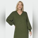 Steve Madden NEW Olive Green Sweater Dress | XL Photo 8