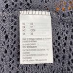 American Eagle Fitted Gray Open Back Lace Knit Sweater Photo 9