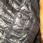 Coldwater Creek  M Black Down Puffer Winter Coat Jacket Long Packable Outerwear Photo 3