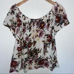 Charlotte Russe  - white floral off the shoulder top Photo 7