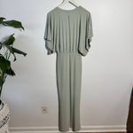 Norma Kamali Obie Dress Women XS Sage Green Formal Gown Wedding Guest Maxi Photo 1
