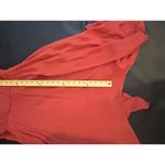 Luxology Sleeveless Swing Dress Size 12 Burnt Orange Sharkbite Hem Photo 8