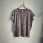 Athleta Heathered Brown Relaxed Breezy Tee T-Shirt Photo 2