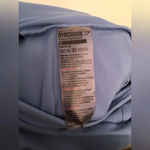 Gymshark Super Stretchy Blue Poise Leggings Size Medium With Pockets Photo 6