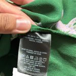 Anthropologie Maeve  Green Floral Print Shirt Knee Length Dress Womens S Photo 4