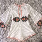 Solaris White Floral Romper Photo 2