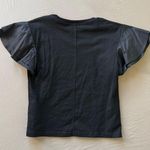 Olivaceous Ruffle Sleeve Top Photo 1