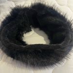 Black Faux Fur Headband Photo 0