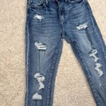 PETRA 153 Women's Blue Distressed High Rise Skinny Jeans Size 29 Photo 3