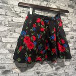 Forever 21 EUC Black Floral Mini Skirt Photo 1