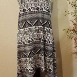 🛍Sweet Sleeveless Black/White Long Dress Large Photo 0